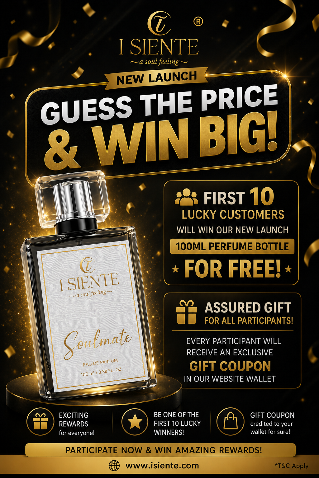 I SIENTE - Guess the Price & Win Big